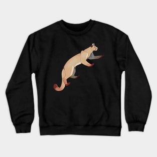 Mountain Lion Climbing no rock Crewneck Sweatshirt